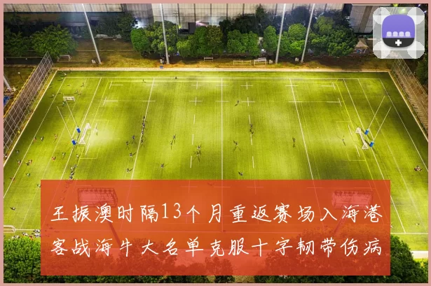 王振澳时隔13个月重返赛场入海港客战海牛大名单克服十字韧带伤病挑战